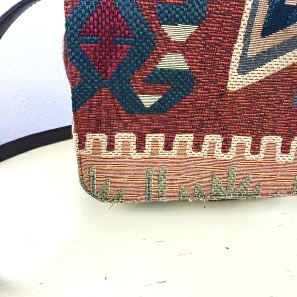 Women's Vintage Arizona Geo Aztec Threaded Nine West.Crossbody - Picture 12 of 16